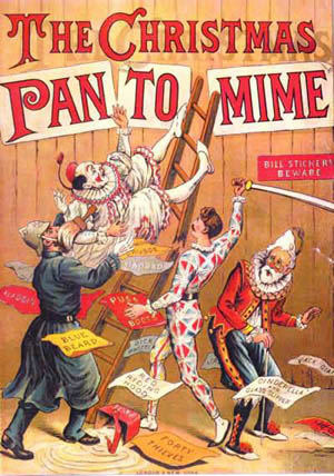 Cover, Pantomime F. Warne & Co., 1890  color lithograph, from Wikimedia Commons