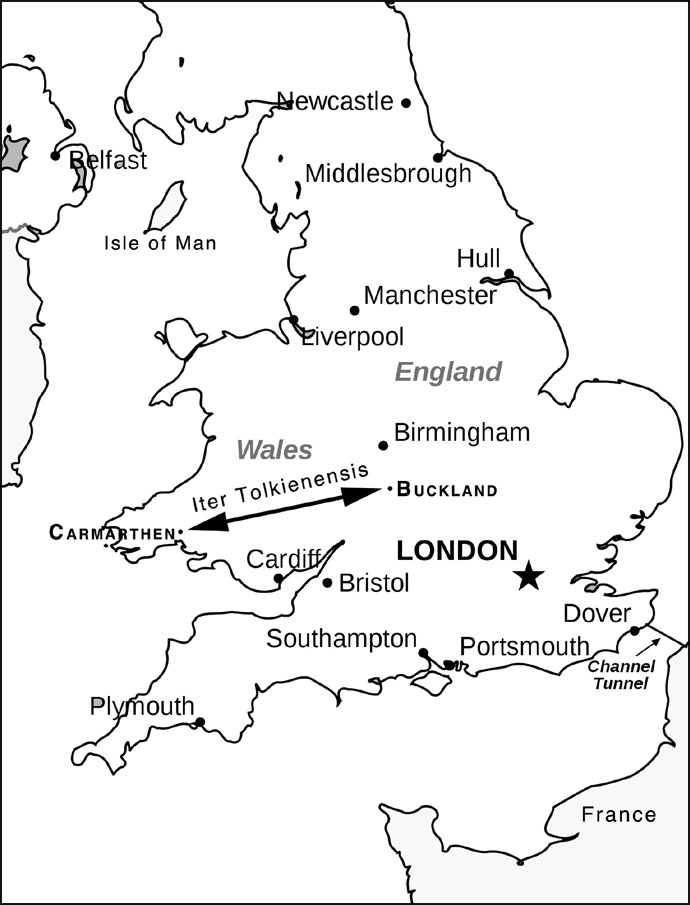 Iter Tolkienensis Orientation Map